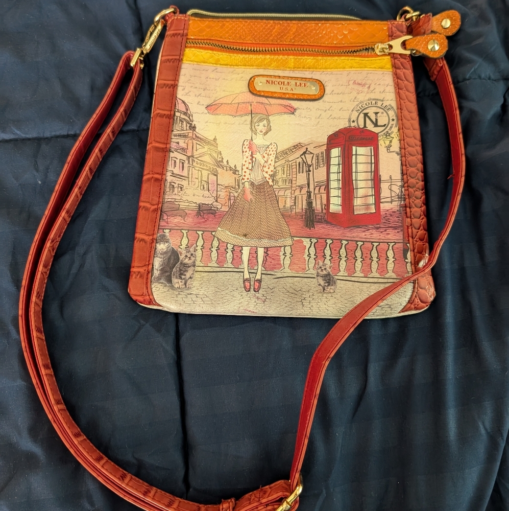 Nicole Lee London Telephone Booth Crossbody bag